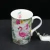 flamingo design straight mug 10 oz.