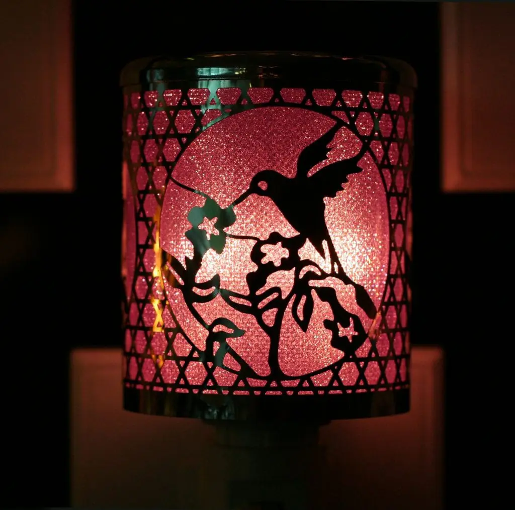 4" Pink Hummingbird Aluminum Machined Nightlight