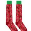 Yo Sox Angry Sriracha design Women's novelty knee-high socks