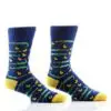 Yo Sox men's crew socks alligator & ducks design