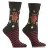 Yo Sox women's crew socks holiday bear design