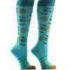 Yo Sox Avocado Icons Women's Novelty Crew Socks