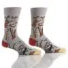 Yo Sox men's crew socks music appreciation design