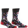 Yo Sox men's crew socks best dude design