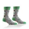 Yo Sox men's crew socks woods design