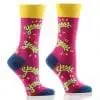 Yo Sox Women's Crew Socks Yasss design