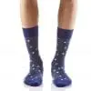 Yo Sox men's crew socks evergreen design