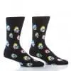 Yo Sox Men's Crew Socks Skull Hawk design