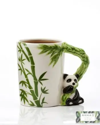 Panda holding handle 13.5 ounce mug by Avenue 9