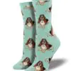 Socksmith winter forest women's novelty crew socks