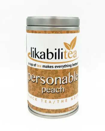 Likabilitea Personable Peach 90g Tin Black Tea