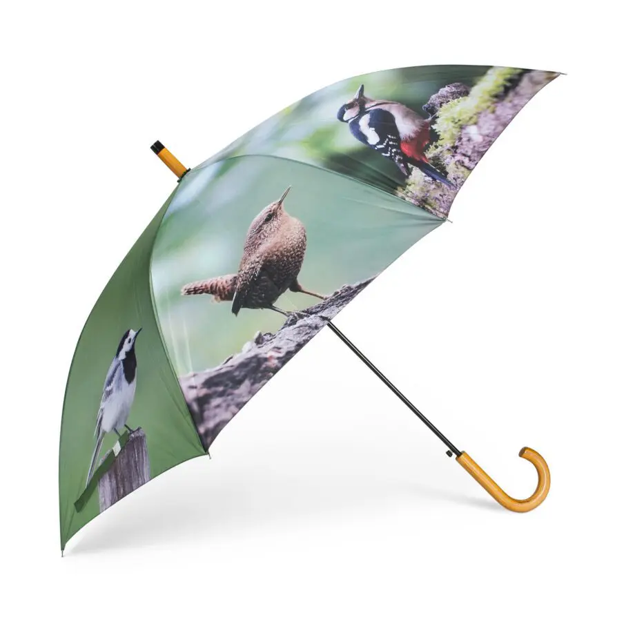 Multi-birds on panels umbrella