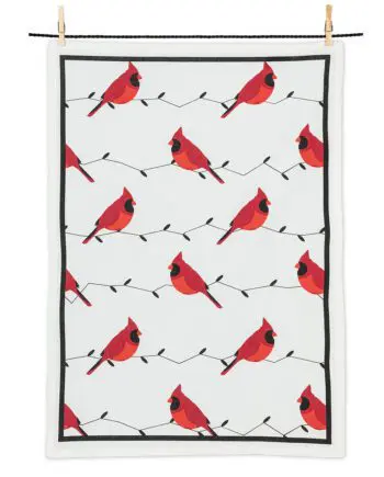 Allover Cardinals Tea Towels