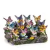 Polystone butterflies of various colours