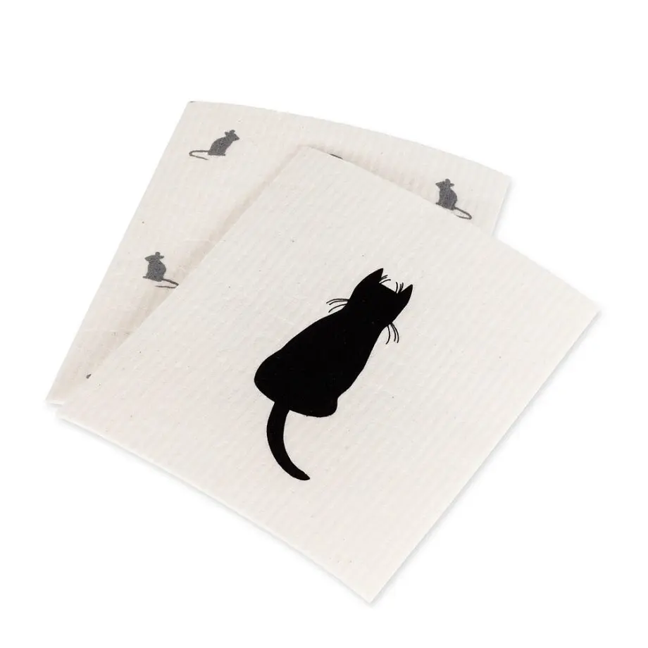 Cat & Mice amazing Swedish Dishcloths