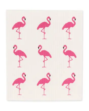 Flamingo Amazing Swedish Dishcloth