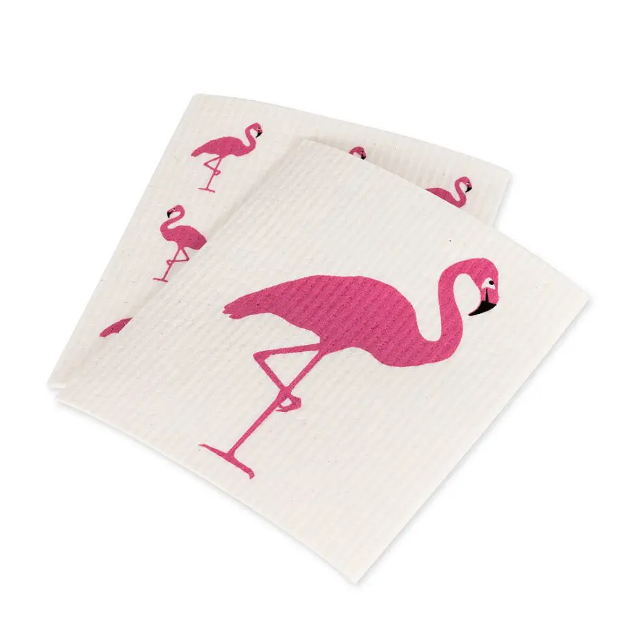 Flamingo Amazing Swedish Dishcloth