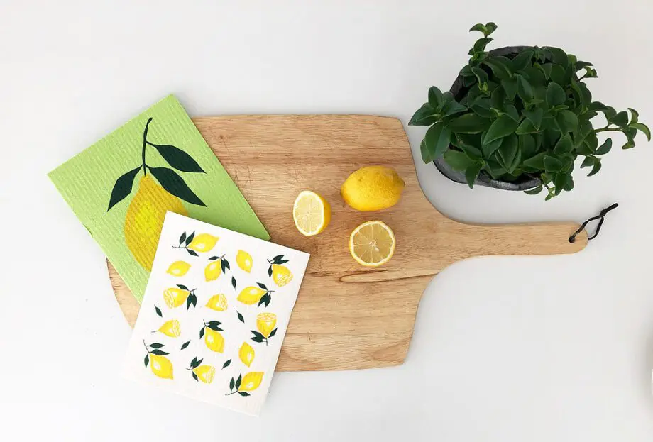 Lemon Amazing Swedish Dishcloth - Set of 2 - Image 10