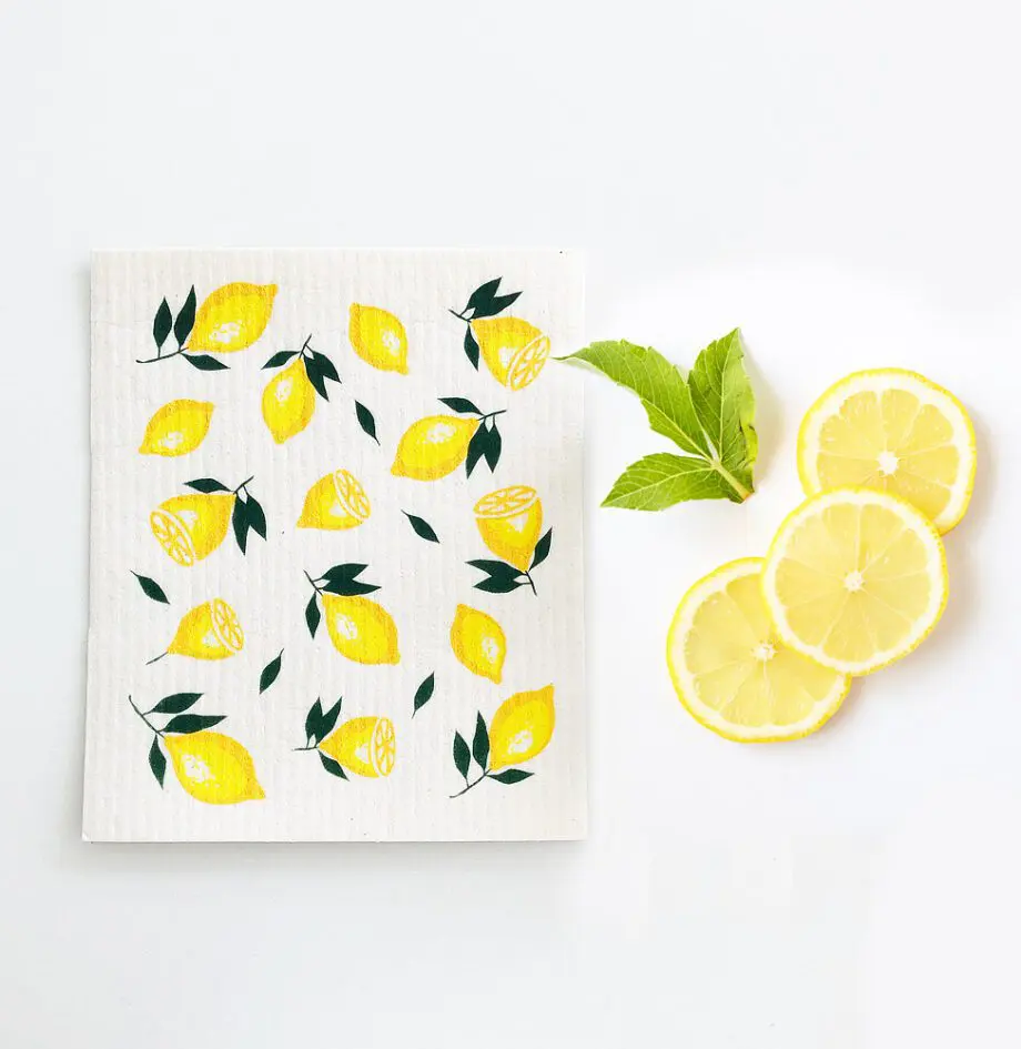 Lemon Amazing Swedish Dishcloth - Set of 2 - Image 11