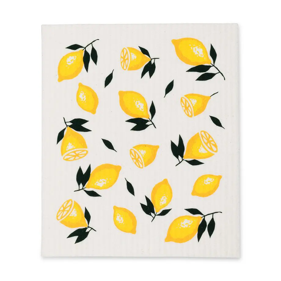 Lemon Amazing Swedish Dishcloth - Set of 2 - Image 2