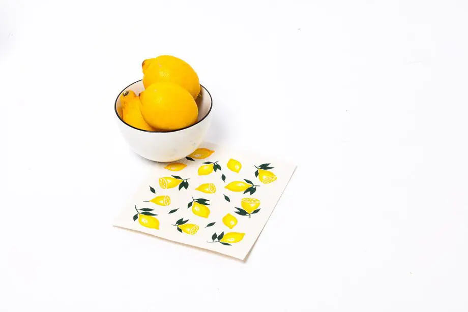 Lemon Amazing Swedish Dishcloth - Set of 2 - Image 6