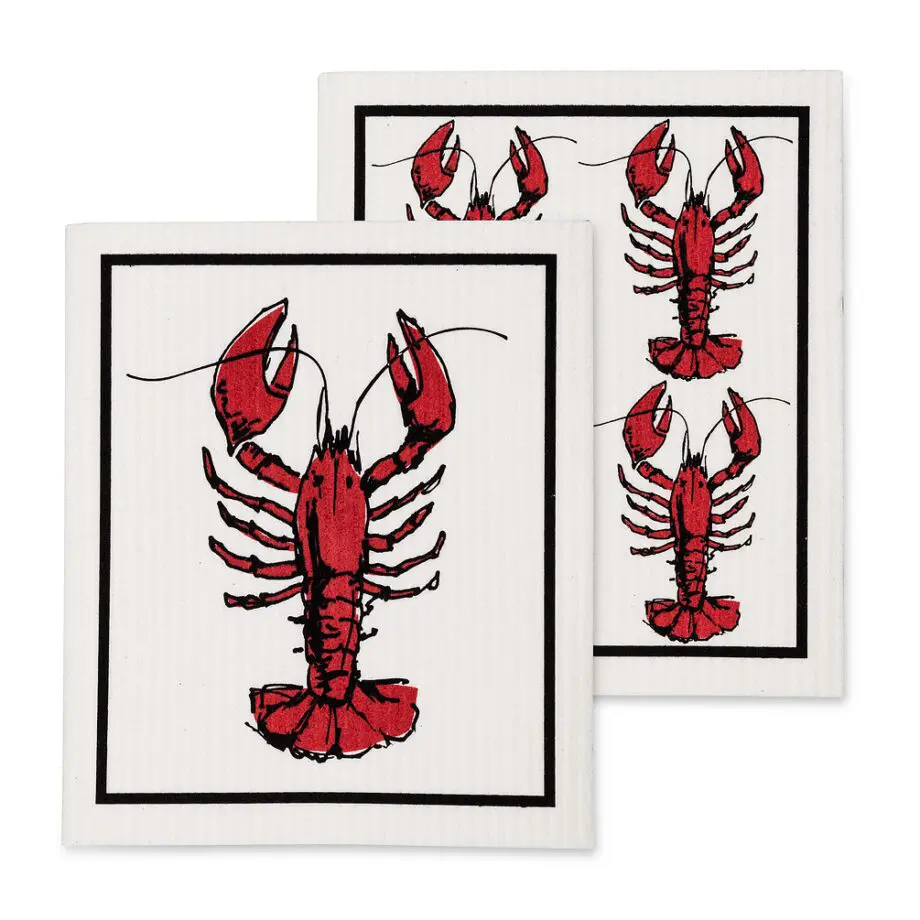 lobster amazing Swedish dishcloths