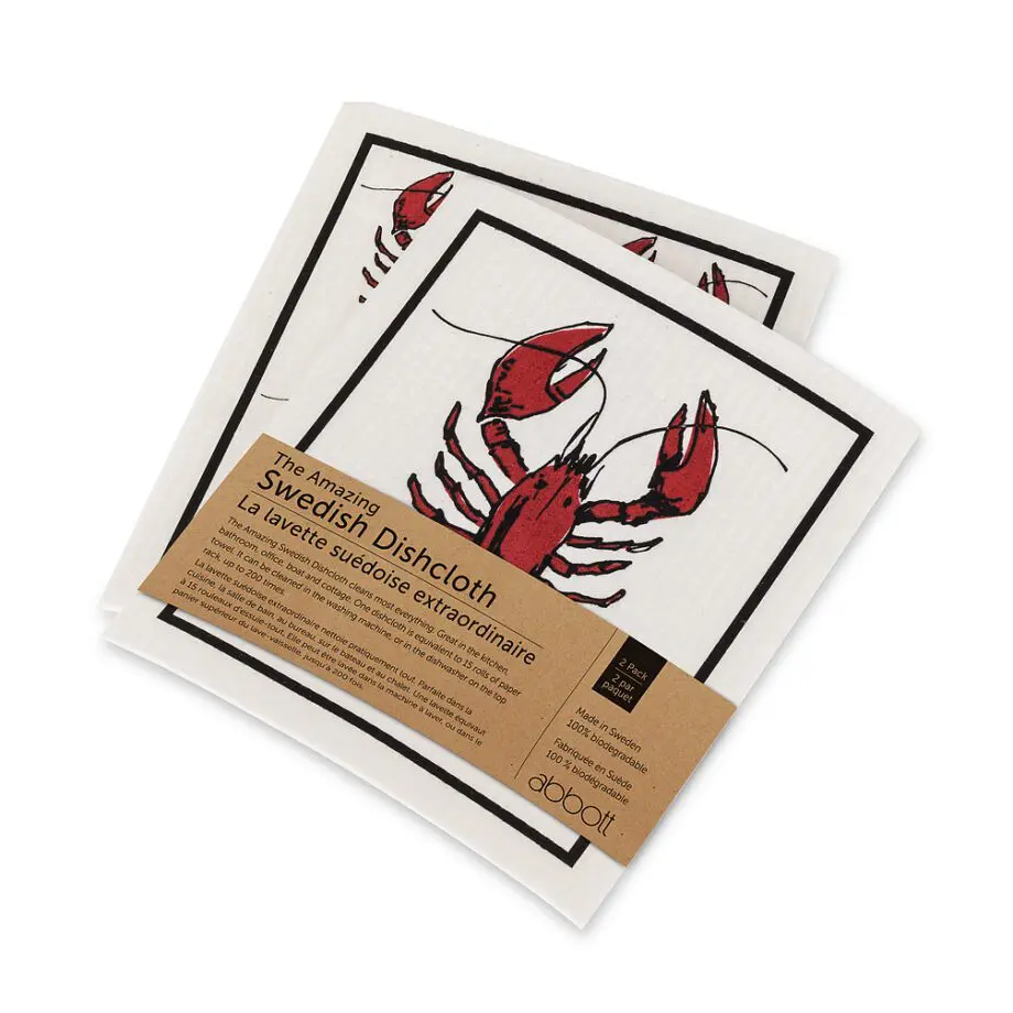 lobster amazing Swedish dishcloths