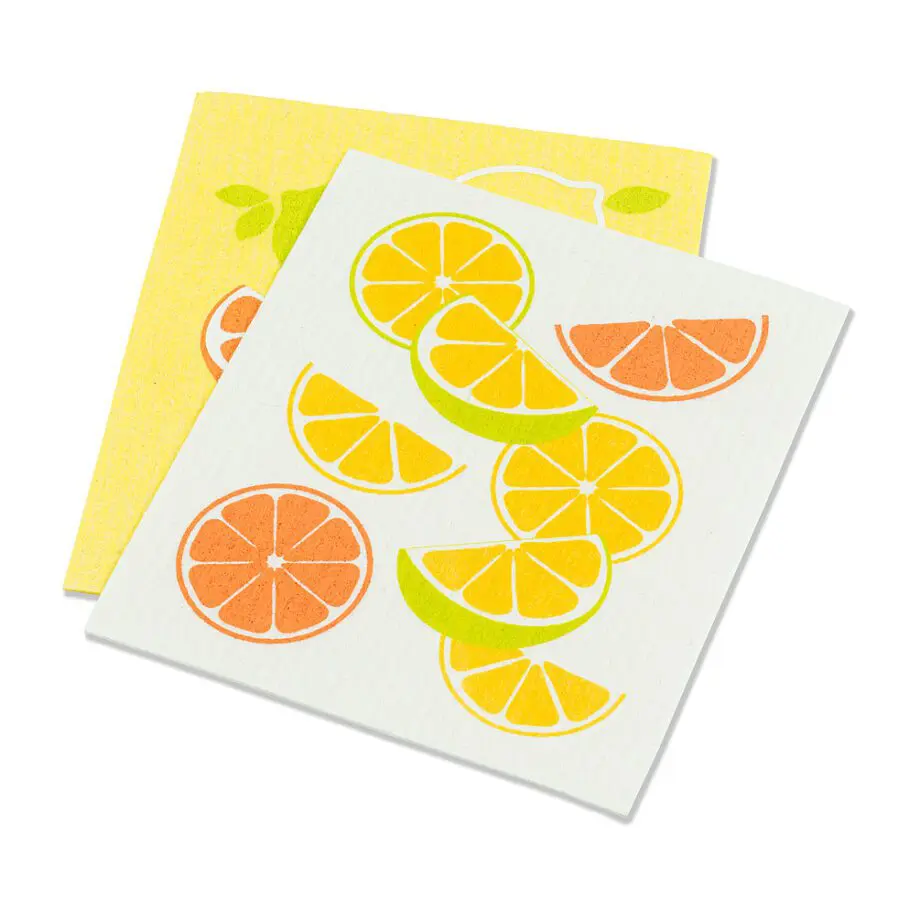 Citrus Amazing Swedish Dishcloths