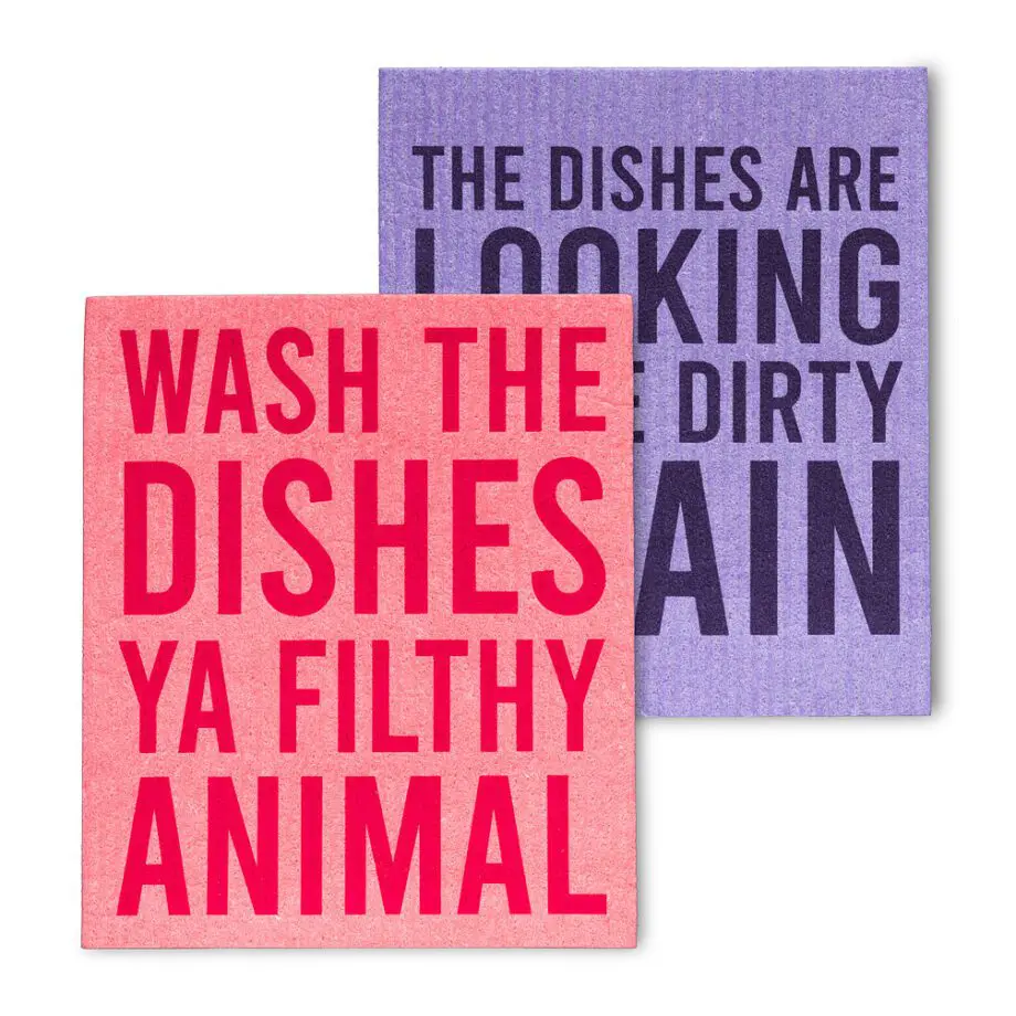 Funny Text Amazing Swedish Dishcloths