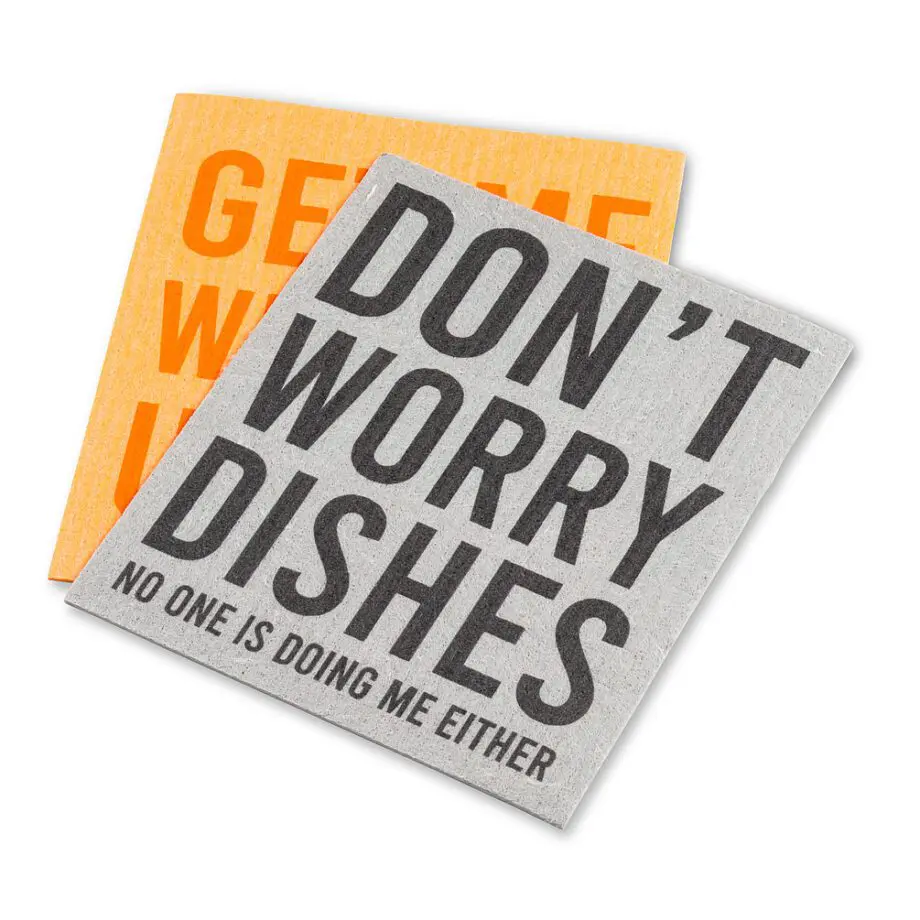 Funny Text Amazing Swedish Dishcloths