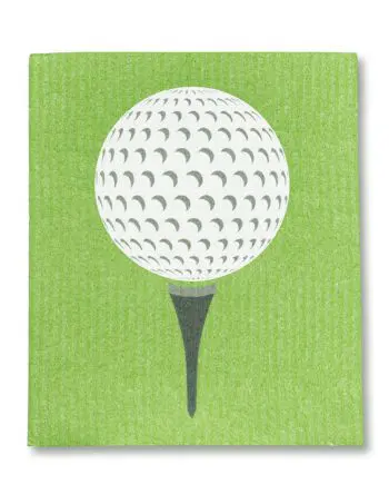 Golf Ball & Green Amazing Swedish Dishcloths