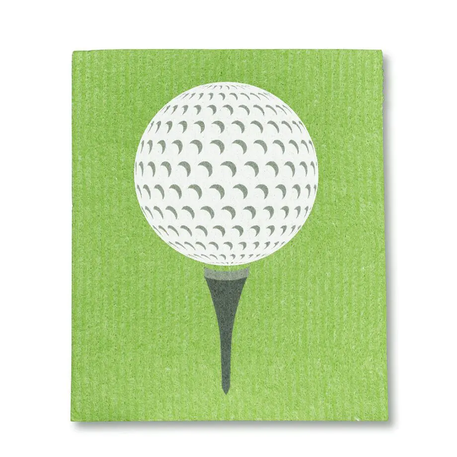 Golf Ball & Green Amazing Swedish Dishcloths