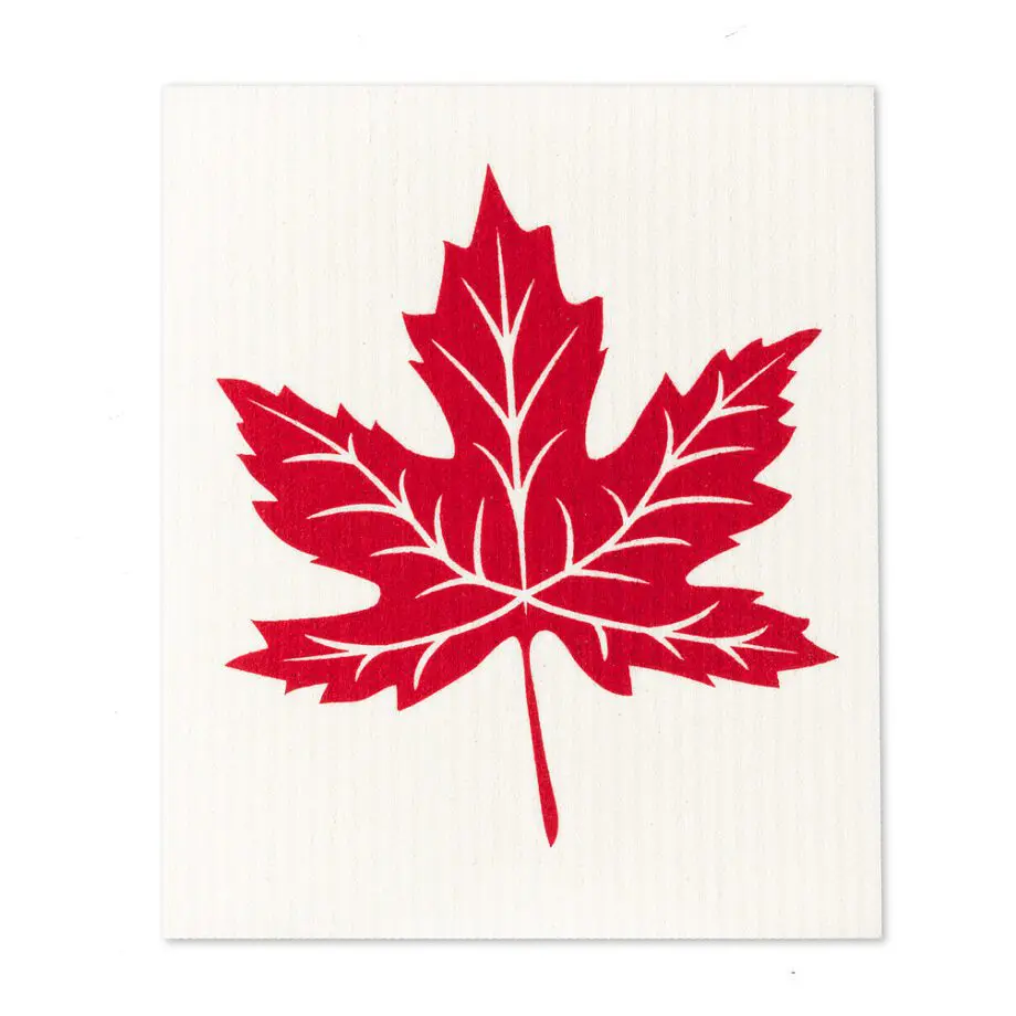 Inukshuk & Maple Leaf Amazing Swedish Dishcloths