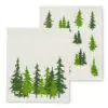 Evergreen Forest Amazing Swedish Dishcloths