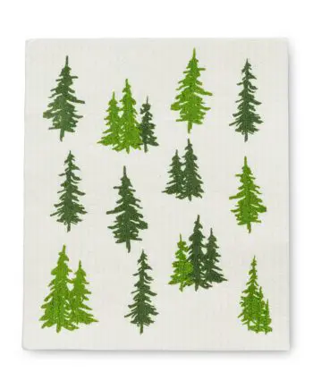 Evergreen Forest Amazing Swedish Dishcloths