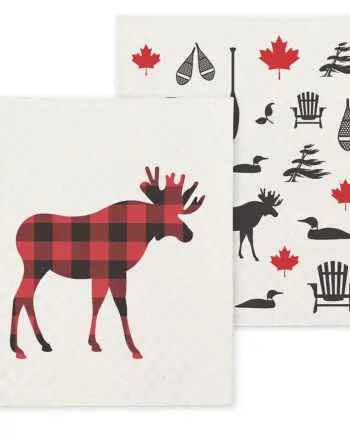 Moose Design Amazing Swedish Dishcloths