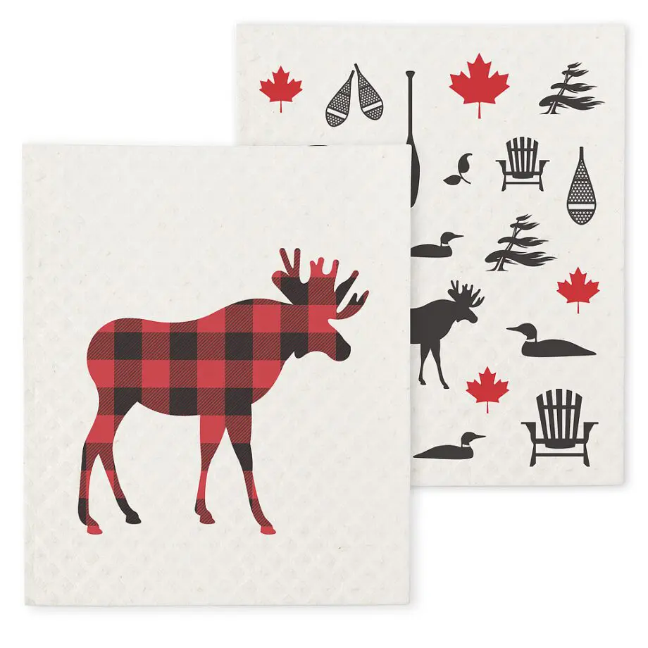 Moose Design Amazing Swedish Dishcloths