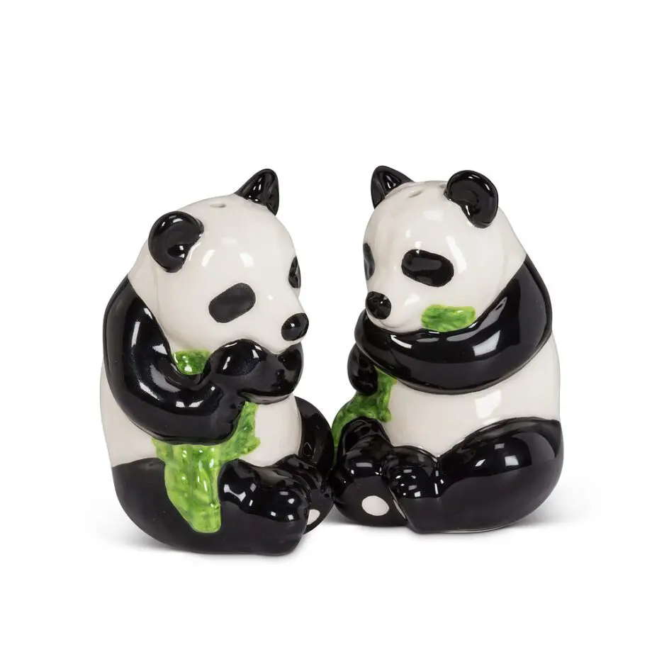 Sitting Pandas salt & pepper shakers