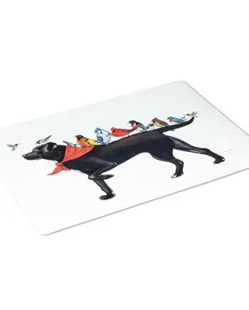 Dog & Birds placemat