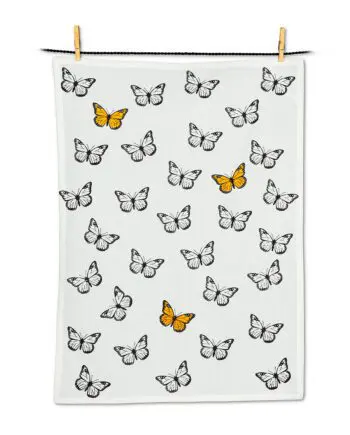 Monarch design Cotton tea towel