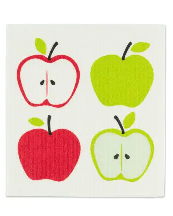 Apples Design Amazing Swedish Dishcloths