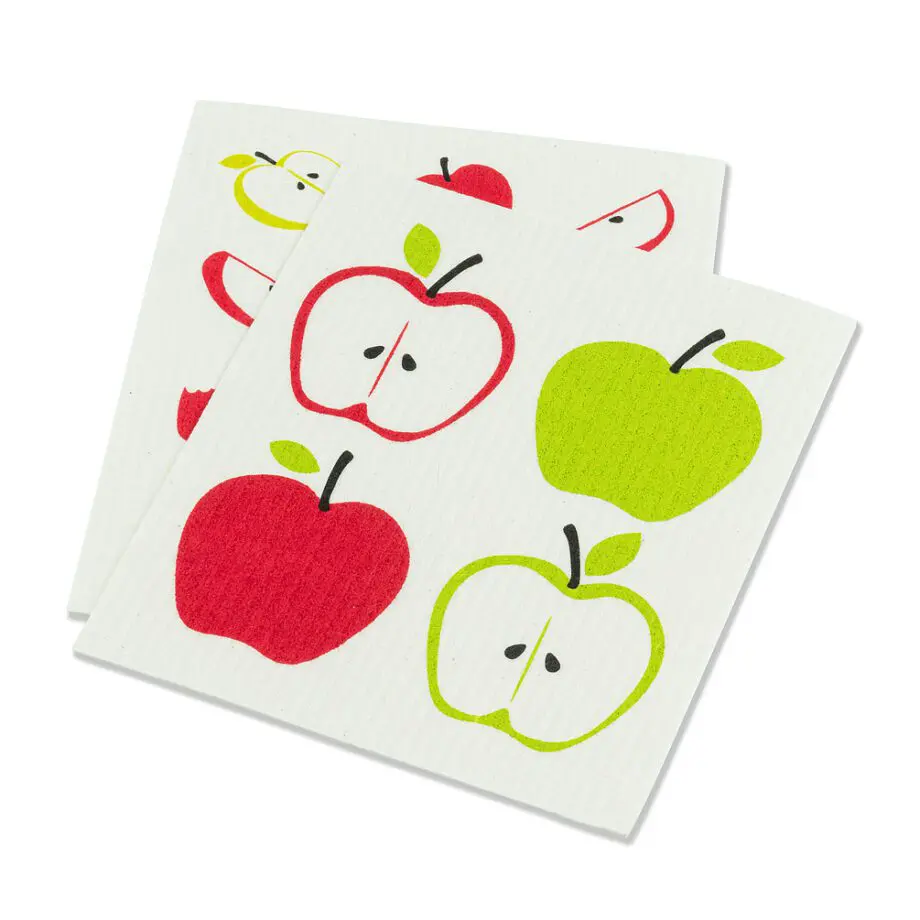 Apples Amazing Swedish Dishcloth - Set of 2 - Image 4