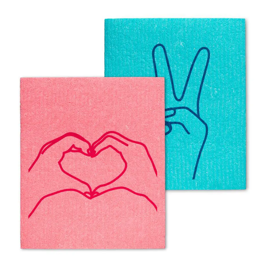 Peace & Love Design Amazing Swedish Dishcloths