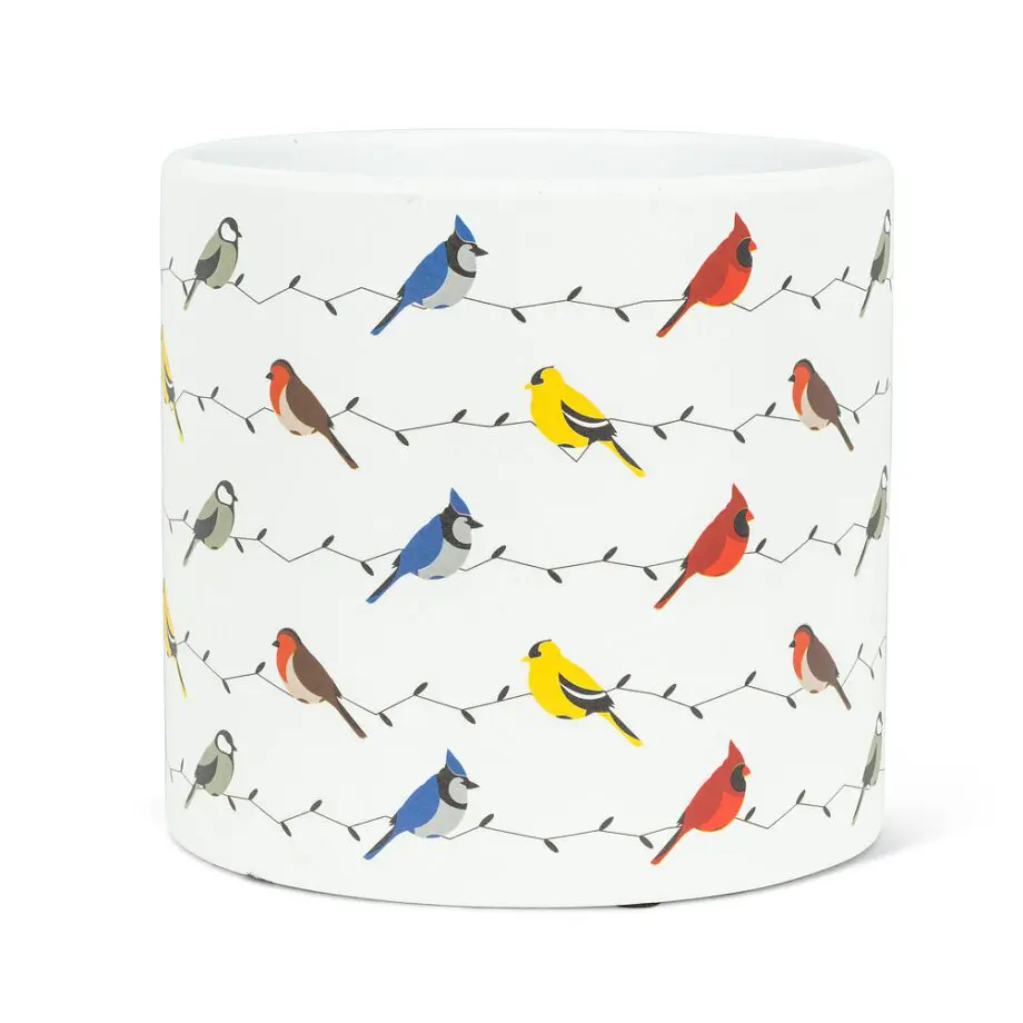 Multi-bird planter large 16.5 cm (6.5") diameter