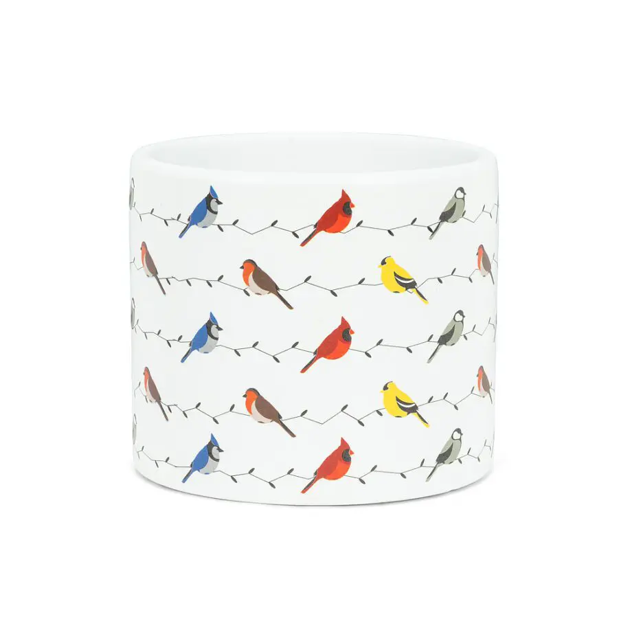 Multi-bird planter small 11.5 cm (4.5") diameter