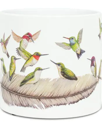 Hummingbird planter large 16.5 cm (6.5") diameter