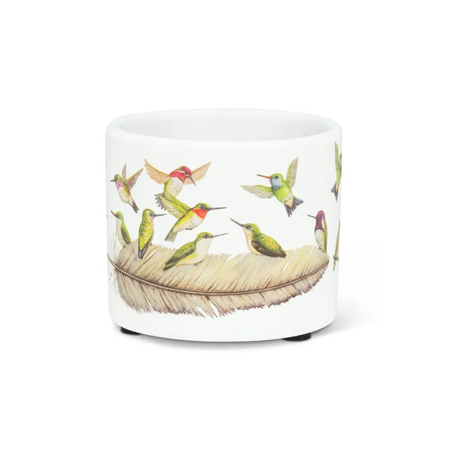 Hummingbird planter large 7.5 cm (3") diameter