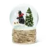 Skiing Bear Snow Globe