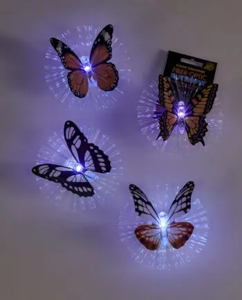 Fiber optic LED Butterflies