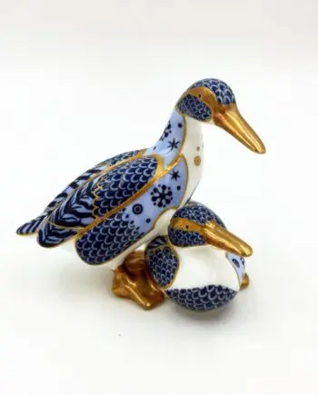 3.5" Porcelain Wild Geese Figurine